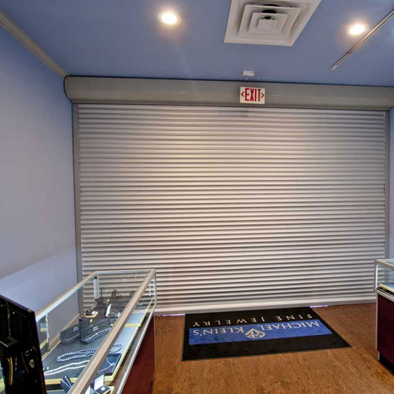 Commercial rolling shutters application of Rollac shutters
